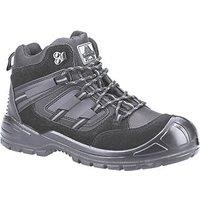 Amblers 257 Size 9 Black Steel Toe Cap Safety Boots (181TV)