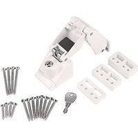 Jackloc The Titan Window Restrictor White 100mm (182HW)