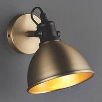 Quay Design Orion Adjustable Wall Spotlight Antique Brass (182VG)