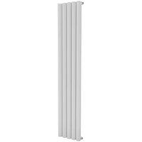 Ximax William 1800mm x 345mm 3205BTU White Vertical Designer Radiator (183GL)