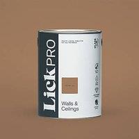 LickPro Max+ 5Ltr Brown 02 Eggshell Emulsion Paint (183JY)