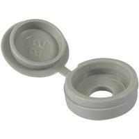Timco 4-9ga 100 Pack Grey Plastic Screw Caps (183KF)