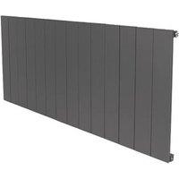 Towelrads Ascot 600mm x 1432mm 1018BTU Anthracite Horizontal Designer Radiator (184RY)