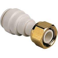 JG Speedfit Plastic Push-Fit Straight Tap Connector 22mm x 3/4" (18597)