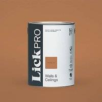 LickPro Max+ 5Ltr Orange 02 Eggshell Emulsion Paint (185JY)