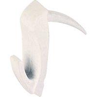 Cobra WallBiter Hammer-In Picture Hooks for Plasterboard & Wood White 4 Pack (185RG)