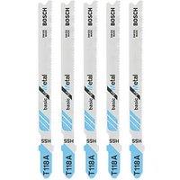 Bosch T118A Sheet Steel Jigsaw Blades 92mm 5 Pack (18660)