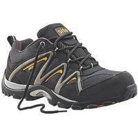 Site Mercury Size 11 Black Steel Toe Cap Safety Trainers (18663)