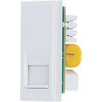 Contactum Media Modular Master Telephone Socket White (186RP)