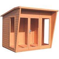 Shire Highclere 7' 6" x 8' (Nominal) Pent Timber Summerhouse (186TJ)