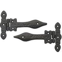 Hardware Solutions Antique Black Spear T Hinge 150mm x 96mm (188KK)