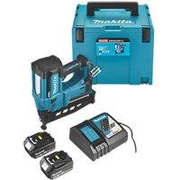 Makita DBN600RTJ 64mm 18V 2 x 5.0Ah Li-Ion LXT Second Fix Cordless Nail Gun (188KR)