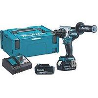 Makita DHP486RTJ 18V 2 x 5.0Ah Li-Ion LXT Brushless Cordless Combi Drill (188PV)