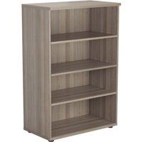 TC Group 3-Shelf Bookcase Grey Oak 800mm x 1200mm (188TT)