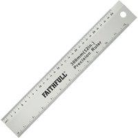 Faithfull FAIRULE300 Aluminium Ruler 12" (300mm) (188YL)