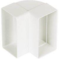 Manrose Rectangular 90 Vertical Bend White 100mm (18905)