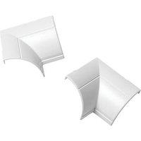 D-Line 1/4-Round Internal Clip-Over Bends 22mm x 22mm 2 Pack (1897F)