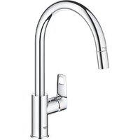 Grohe Start Cumbria C-Spout Pull-Out Kitchen Tap Chrome (189KN)