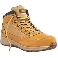 Site Sandstone Size 10 Wheat Steel Toe Cap Safety Trainer Boots (1902J)