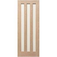 Modern 3-Clear Light Unfinished Oak Wooden Traditional Internal Door 1981mm x 762mm (190FA)