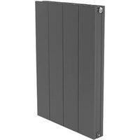 Towelrads Ascot 600mm x 407mm 1330BTU Anthracite Vertical Designer Radiator (190RY)