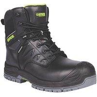Apache Chilliwack Size 5 Black Waterproof Safety Boots (191JX)