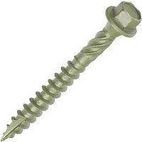 Timco Hex Socket Timber Frame Construction & Landscaping Screws 6.7mm x 60mm 50 Pack (191KG)