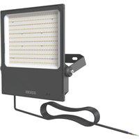 Lexco Secunda Outdoor LED Floodlight With Photocell Black 150W 15,200-20,000lm (191RE)