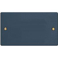 Varilight 2-Gang Blanking Plate Midnight Blue (191YT)