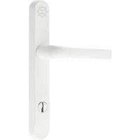 Mila ProSecure Enhanced Security Type A Door Handle Pair White (19263)
