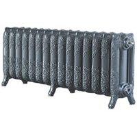 Arroll 470mm x 1234mm 4606BTU Cast Grey Cast Iron 3 Column Radiator (1927P)