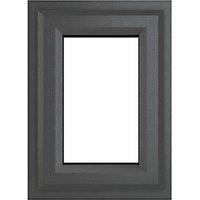 Crystal Top Opening Clear Triple-Glazed Casement Anthracite on White uPVC Window 610mm x 610mm (192JN)