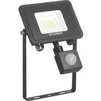 Sylvania SylFlood Outdoor LED Floodlight With PIR Sensor Black 18W 2000lm (192VN)