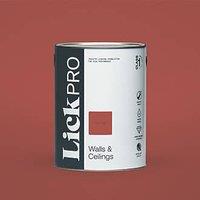 LickPro Max+ 5Ltr Red 02 Matt Emulsion Paint (193JX)