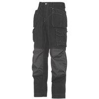 Snickers 3223 Floorlayer Work Trousers Grey/Black 30" W 32" L (19452)