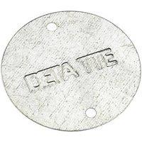 Deta Pre-Galvanised Steel Box Lids 68mm 10 Pack (1946J)