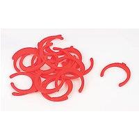 FloPlast FloFit+ Plastic Collet Clips Red 22mm 20 Pack (194FA)