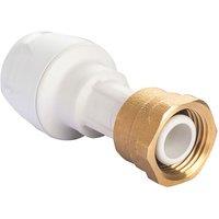 Hep2O Plastic Push-Fit Straight Keyless Tap Connector 15mm x 1/2" (194RE)