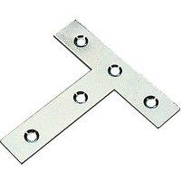Essentials Tee Plates Zinc-Plated 77mm x 16mm x 76mm 10 Pack (19534)