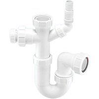 McAlpine Adjustable 'P' Trap White 40mm (1957P)