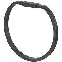 Elland Towel Ring Black (195PE)