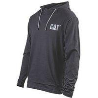CAT Hooded Long Sleeve Shirt Black Large 42-44 Chest (195VF)