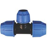 FloPlast MDPE Compression Equal Tee 32mm (1968F)