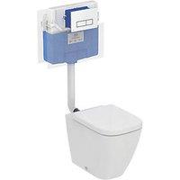 Ideal Standard i.life B Soft-Close BTW Toilet & Concealed Cistern Dual-Flush 6/4Ltr (196KC)