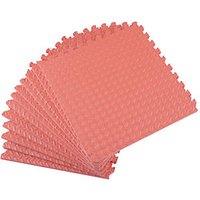 Essentials Interlocking Floor Tiles Red 10mm 12 Pack (196PH)
