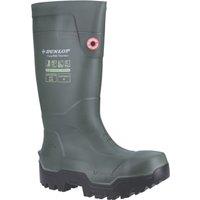 Dunlop Fieldpro Thermo+ Size 9 Green Safety Wellies (196VU)