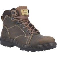 Cofra Land BIS Size 13 Brown Water-Resistant Steel Toe Cap Safety Boots (196XK)