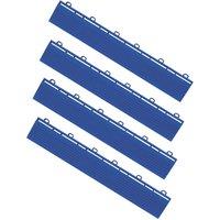 Swisstrax Ribtrax Pro Vented Garage Floor Tile Ramp Royal Blue 400mm x 63mm 4 Pack (196YU)