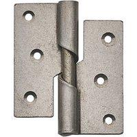 Self-Colour Rising Butt Hinges RH 76mm x 71mm 2 Pack (197PR)