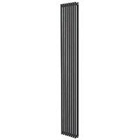 Ximax Gamba 1800mm x 295mm 2840BTU Anthracite Vertical Designer Radiator (197TR)